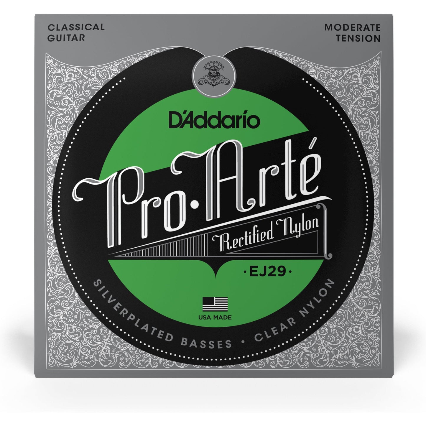 D'Addario EJ29 Classics Rectified Classical Guitar Strings, Moderate Tension