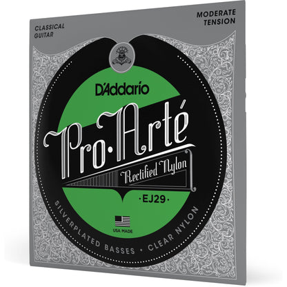 D'Addario EJ29 Classics Rectified Classical Guitar Strings, Moderate Tension