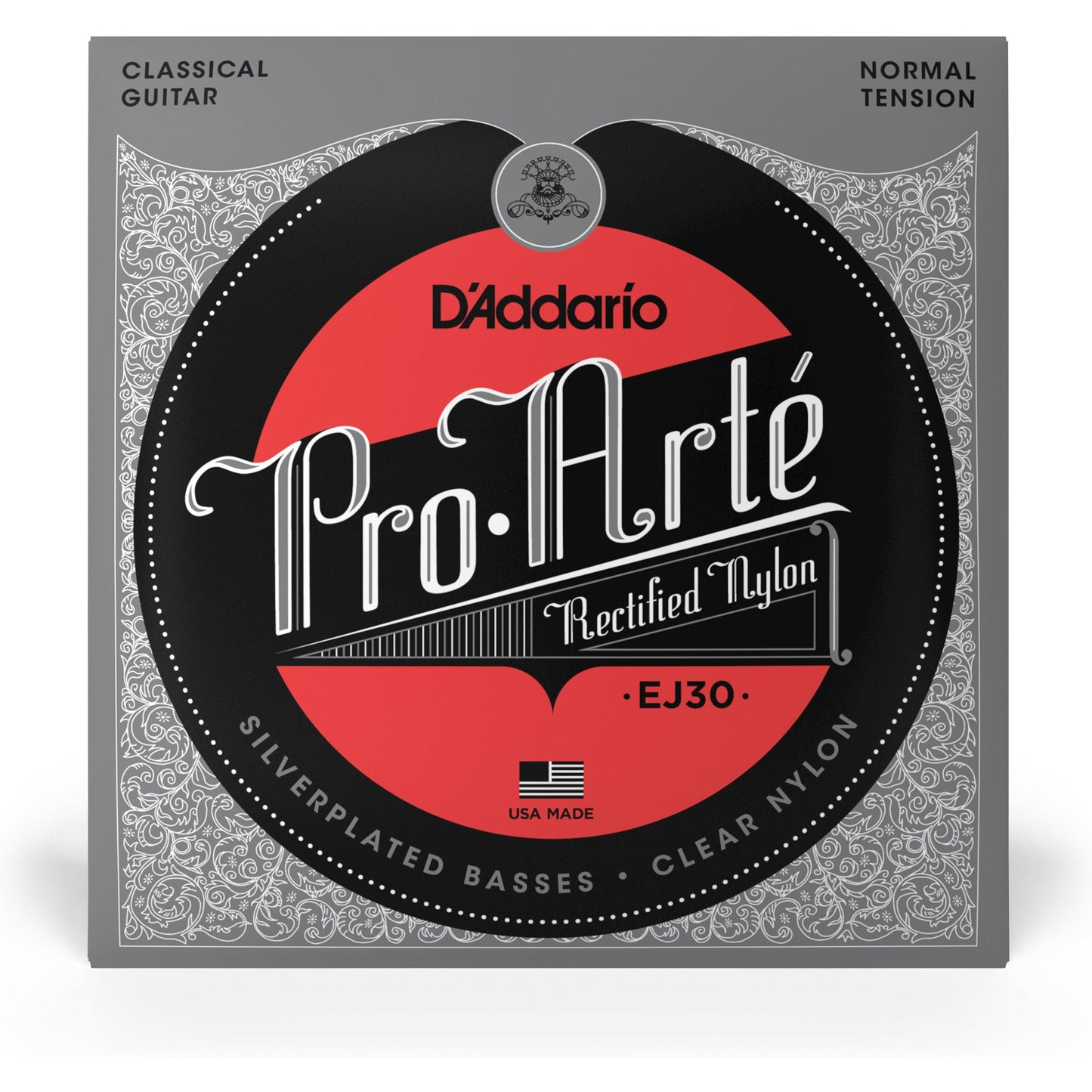 D'Addario EJ30 Classics Rectified Classical Guitar Strings, Normal Tension