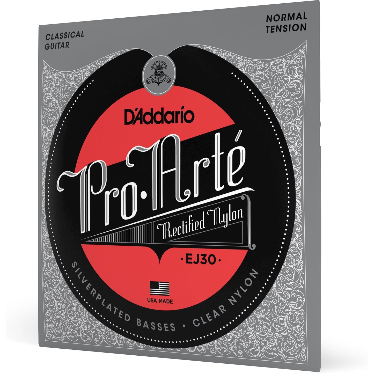 D'Addario EJ30 Classics Rectified Classical Guitar Strings, Normal Tension