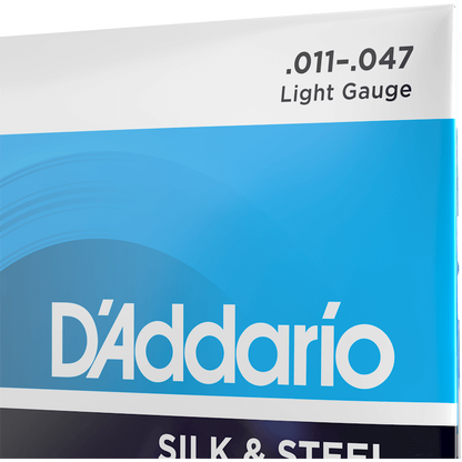 D'Addario Silk & Steel Folk Guitar Strings – 12 String – Light – 11-47