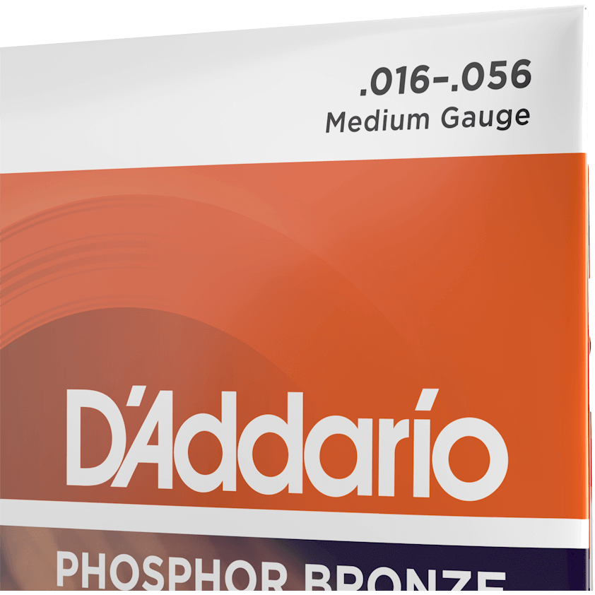 D'Addario Phosphor Bronze Resophonic Guitar Strings – 16-56