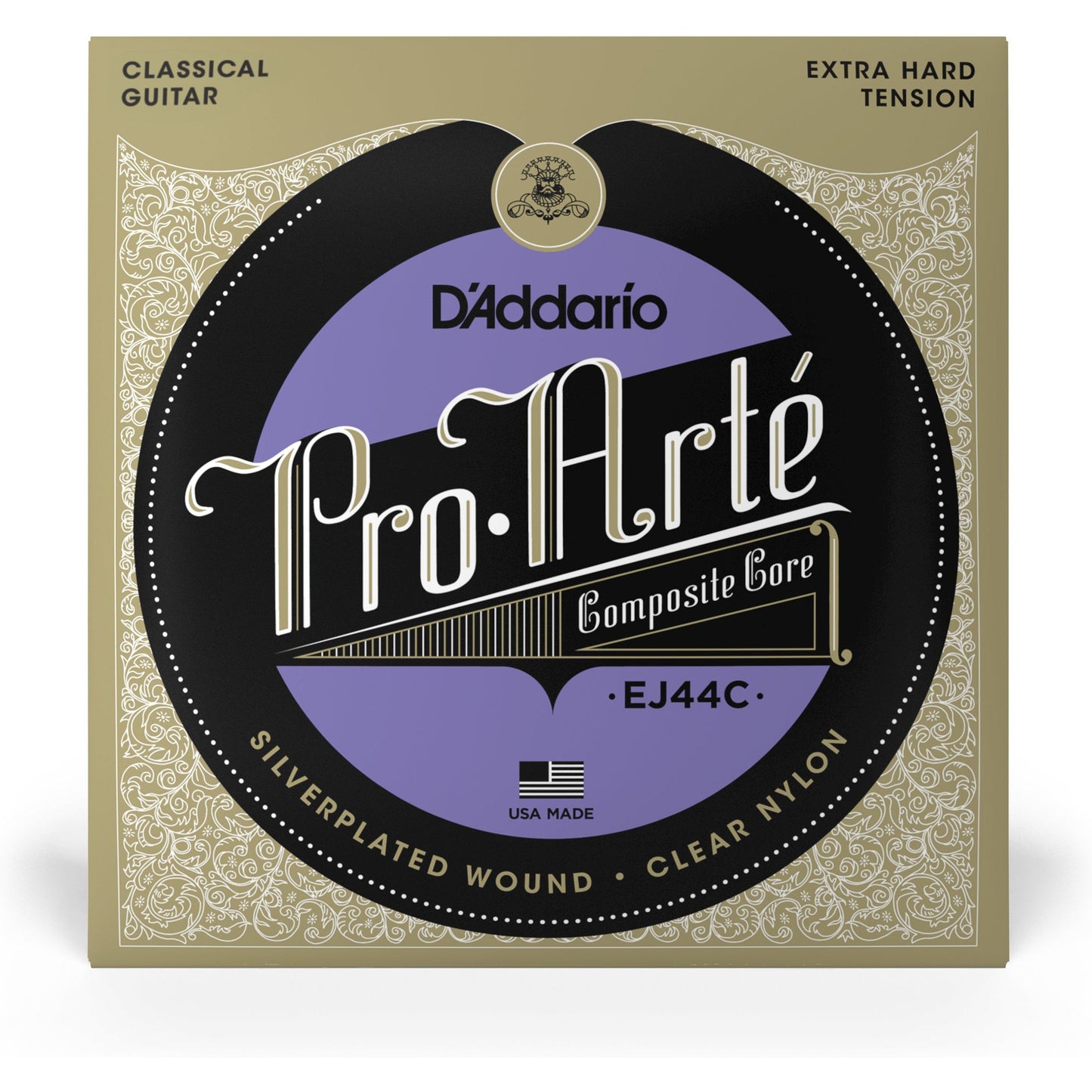 D'Addario EJ44C Pro-Arte Composite Classical Guitar Strings, Extra-Hard Tension