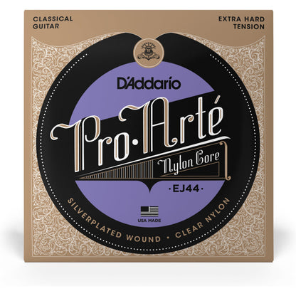 D'Addario EJ44 Pro-Arte Nylon Classical Guitar Strings, Extra Hard Tension