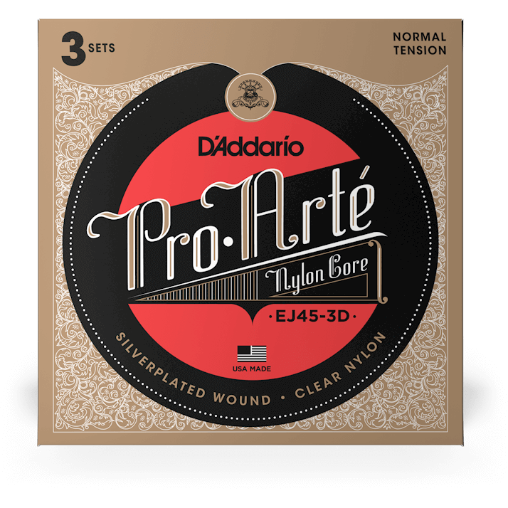 D'Addario Pro-Arte Nylon Classical Guitar Strings – Normal Tension (3 Pack)