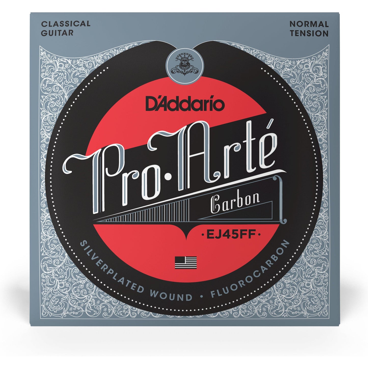 D'Addario EJ45FF Pro-Arté Carbon Classical Guitar Strings, Dynacore Basses, Normal Tension