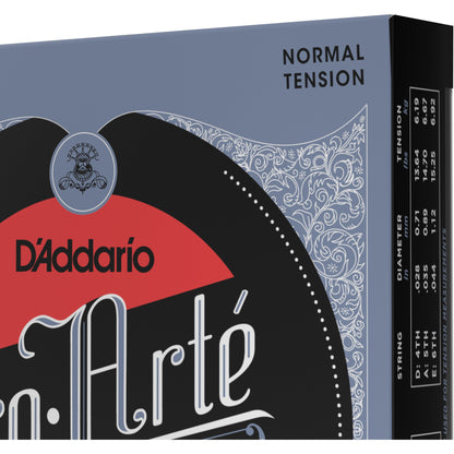 D'Addario EJ45TT ProArte DynaCore Classical Guitar Strings, Titanium Trebles, Normal Tension, 3 Sets