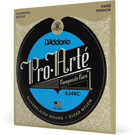 D'Addario EJ46C Pro-Arte Composite Classical Guitar Strings, Hard Tension