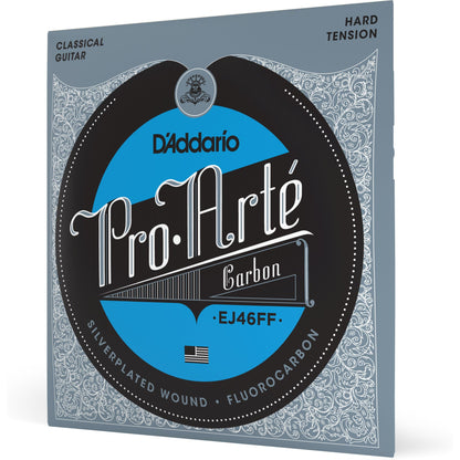 D'Addario EJ46FF Pro-Arté Carbon Classical Guitar Strings, Dynacore Basses, Hard Tension