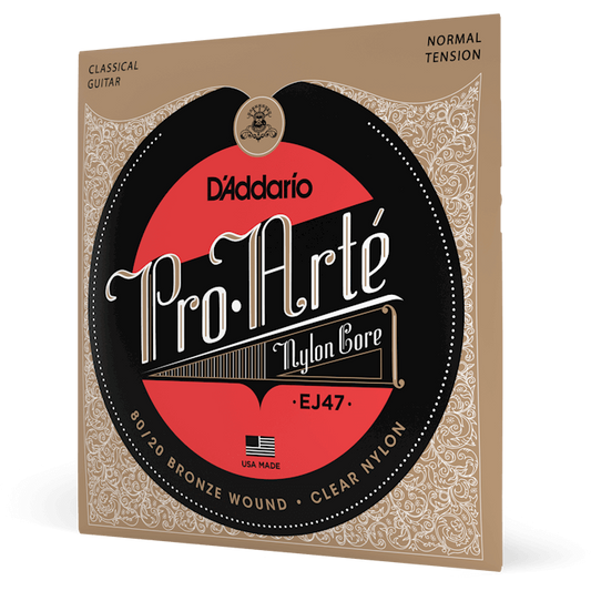 D'Addario 80/20 Bronze Pro-Arte Nylon Classical Guitar Strings – Normal Tension