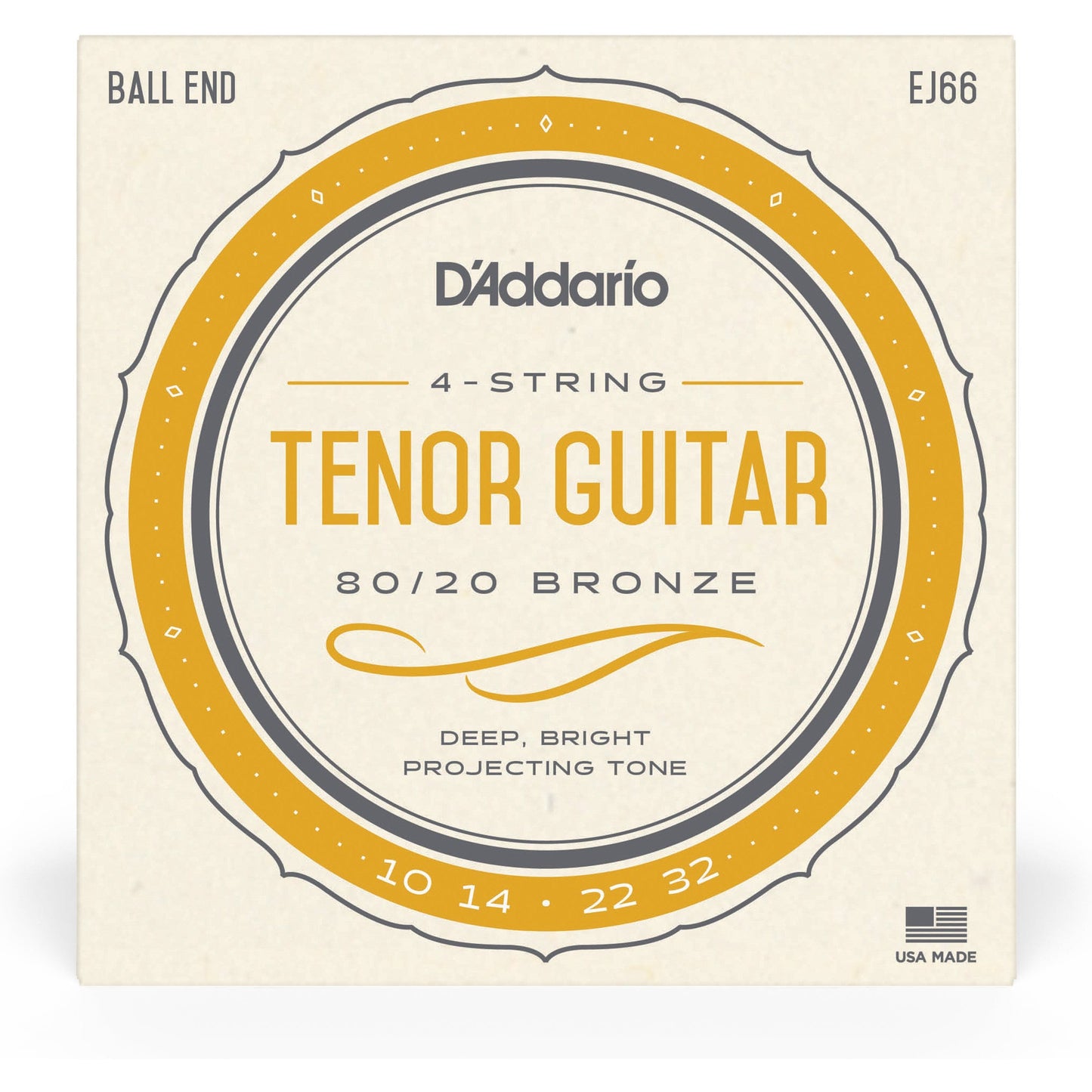 D'Addario EJ66 Tenor Guitar Strings