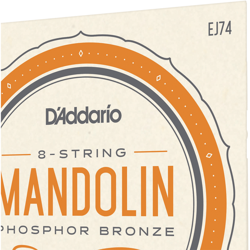 D'Addario Phosphor Bronze Mandolin Strings – Medium – 11-40