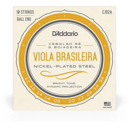 D'Addario Viola Brasileira Set – Cebolao Re and Boiadeira