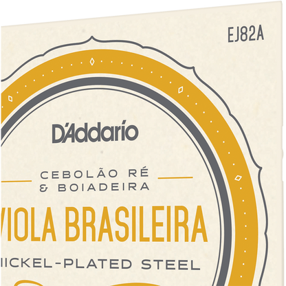 D'Addario Viola Brasileira Set – Cebolao Re and Boiadeira