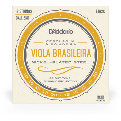 D'Addario Viola Brasileira Set – Cebolao Mi and Boiadeira