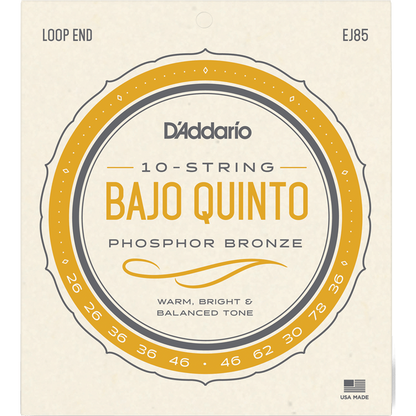 D'Addario Bajo Quinto Strings