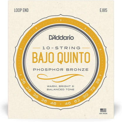 D'Addario EJ85 Bajo Quinto Strings