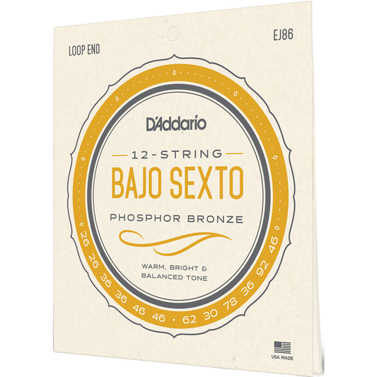 D'Addario Bajo Sexto Strings