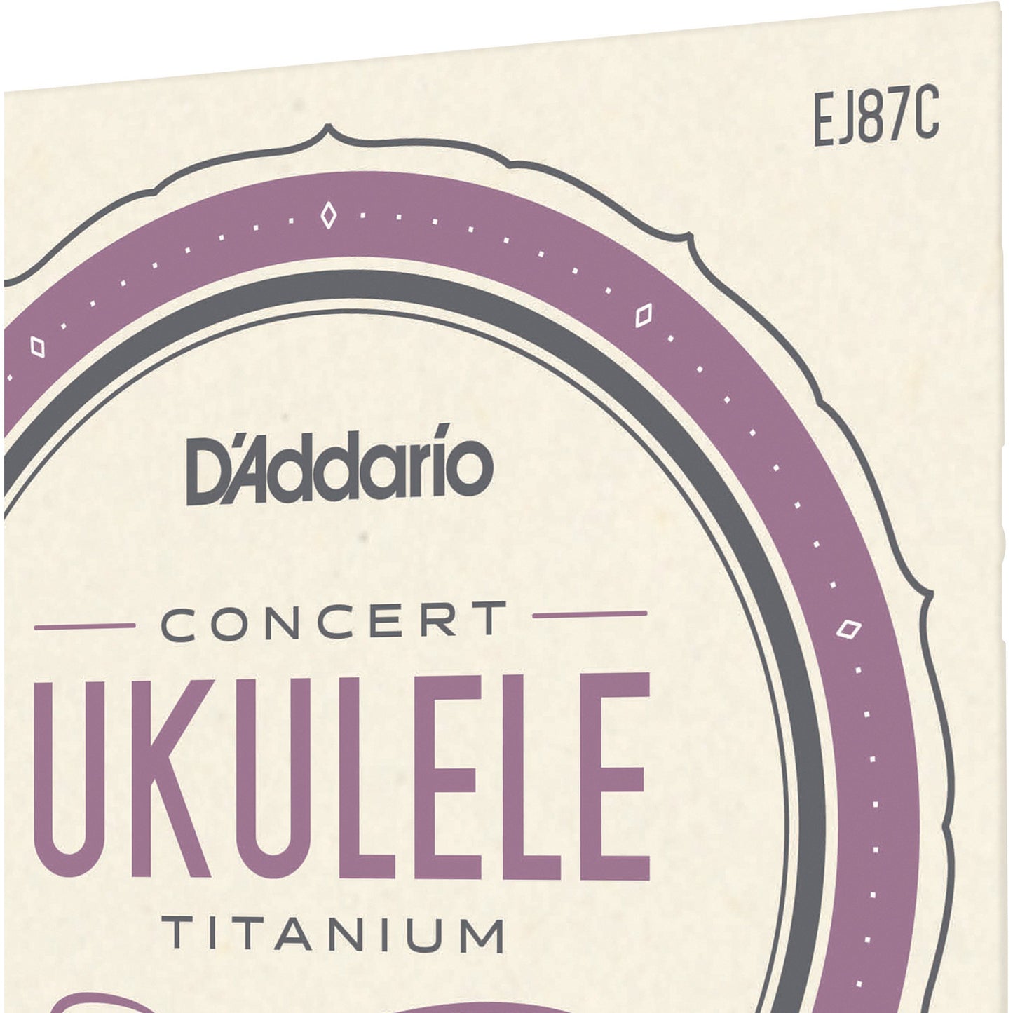 D'Addario EJ87C Titanium Ukulele Strings, Concert