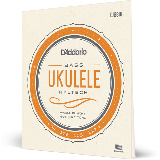 D'Addario EJ88UB Nyltech Ukulele Strings, Bass