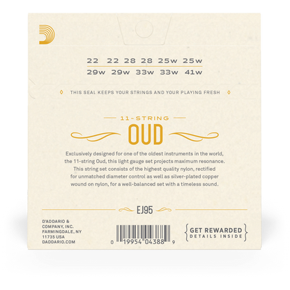 D'Addario Oud Strings – 11 String