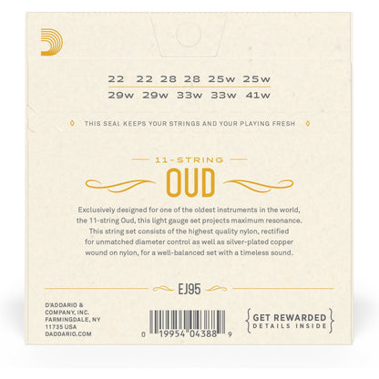 D'Addario EJ95 Oud/11-String Set