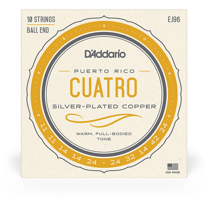 D'Addario Cuatro-Puerto Rico Strings