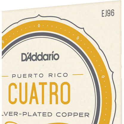 D'Addario EJ96 Cuatro-Puerto Rico Strings