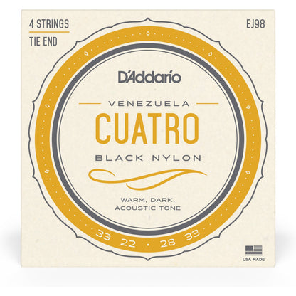 D'Addario EJ98 Cuatro-Venezuela Strings