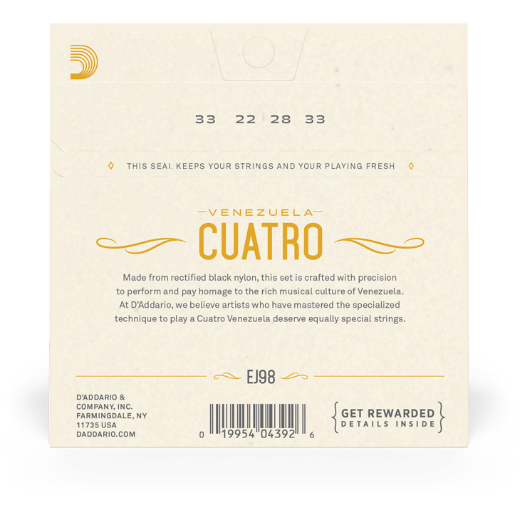 D'Addario Cuatro-Venezuela Strings