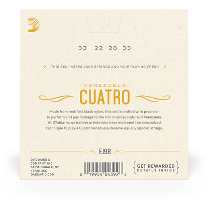 D'Addario Cuatro-Venezuela Strings