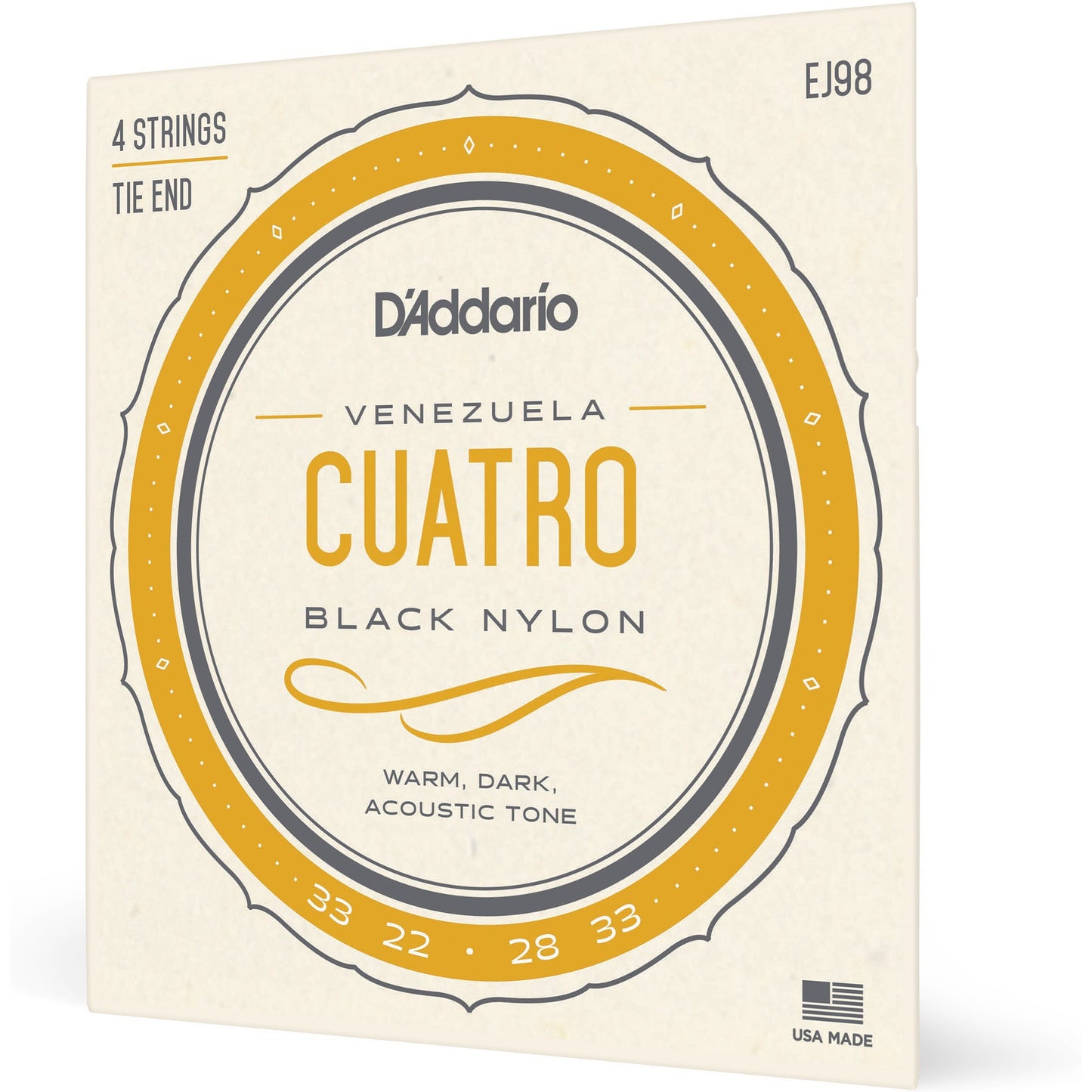 D'Addario EJ98 Cuatro-Venezuela Strings