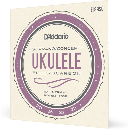 D'Addario EJ99SC Pro-Arté Carbon Ukulele Strings, Soprano / Concert