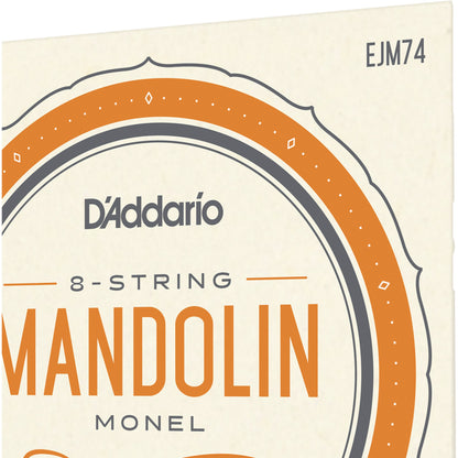 D'Addario EJM74 Monel Mandolin Strings, Medium, 11-40