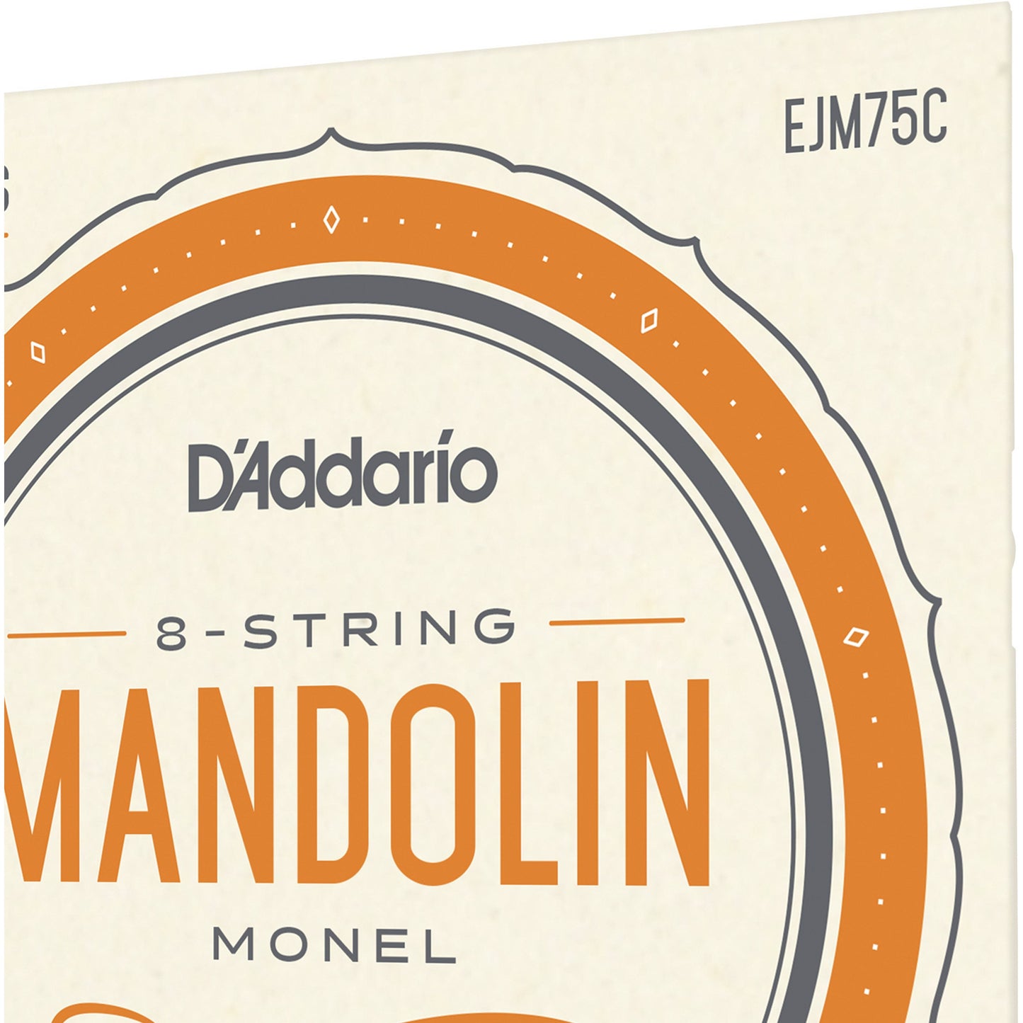 D'Addario EJM75C Monel Mandolin Strings, Medium Plus, 11-41