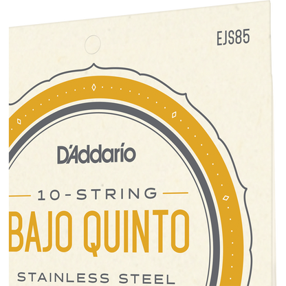 D'Addario Stainless Steel Bajo Quinto Strings
