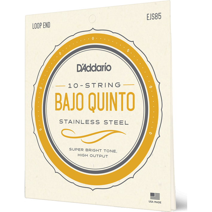 D'Addario Stainless Steel Bajo Quinto Strings