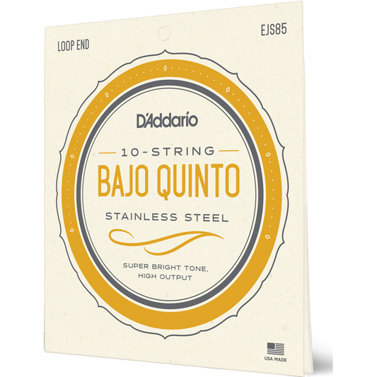 D'Addario Stainless Steel Bajo Quinto Strings