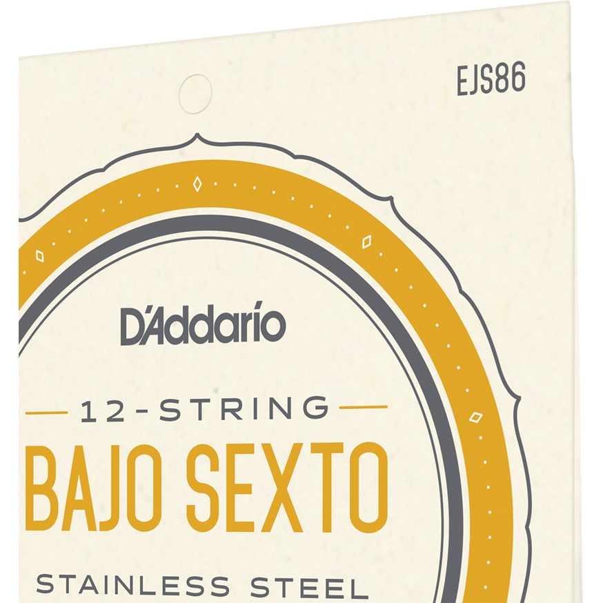 D'Addario Stainless Steel Bajo Sexto Strings