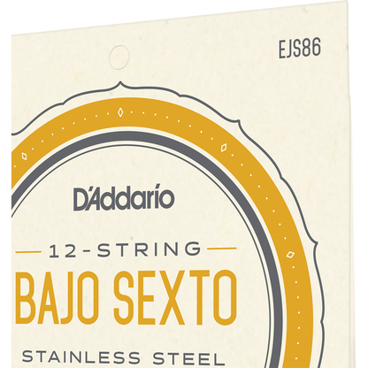D'Addario Stainless Steel Bajo Sexto Strings