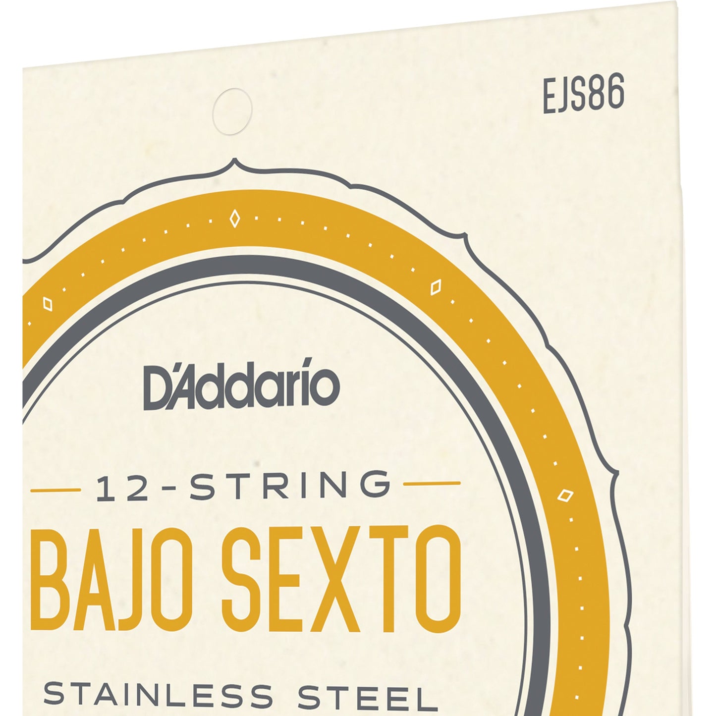 D'Addario EJS86 Bajo Sexto Stainless Steel Strings