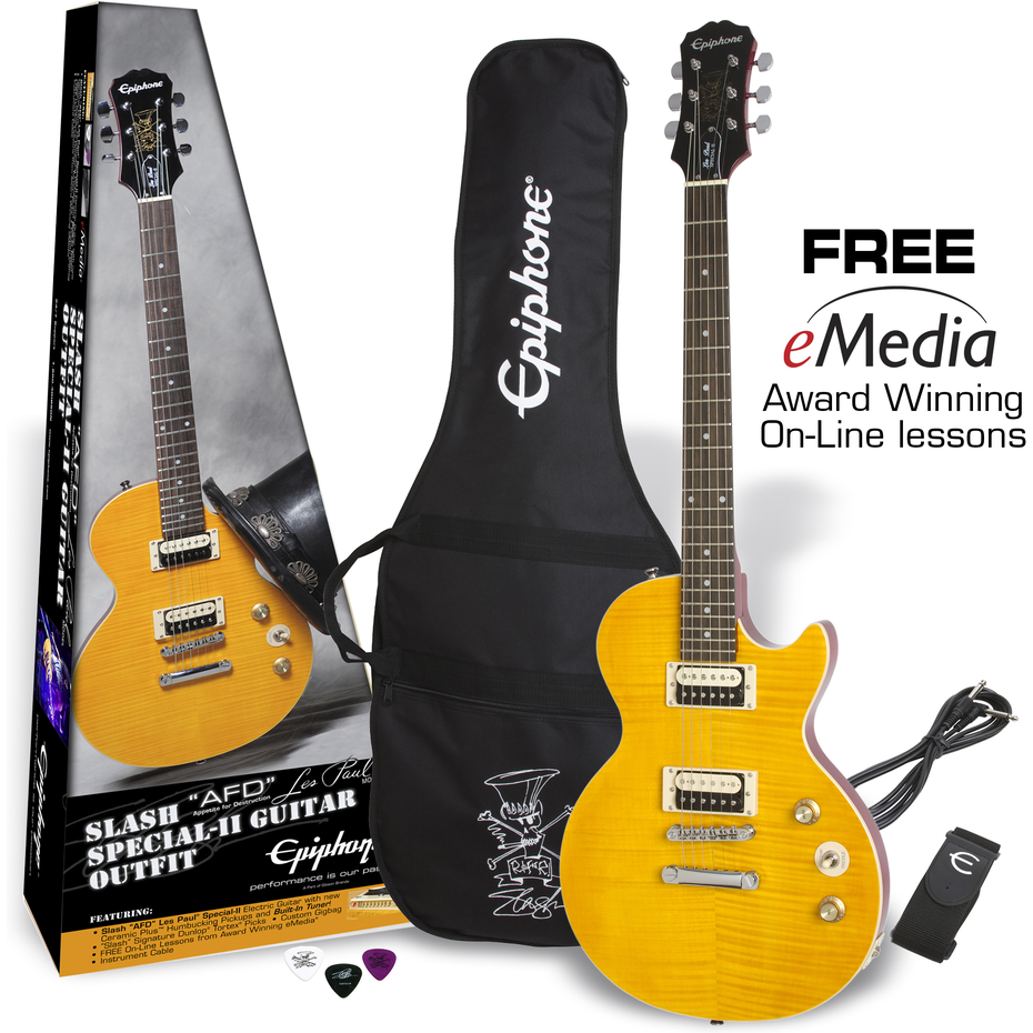 Epiphone Slash "AFD" AA Les Paul Special-II Guitar Pack (Including Gig Bag)