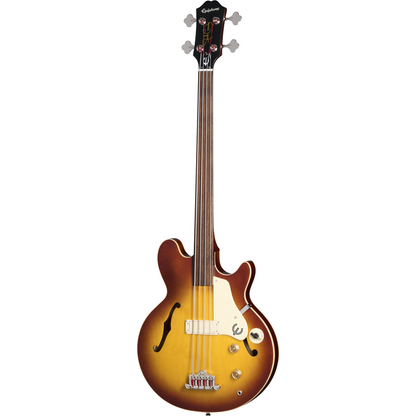 Epiphone Jack Casady Fretless Bass Aged Royal Tan