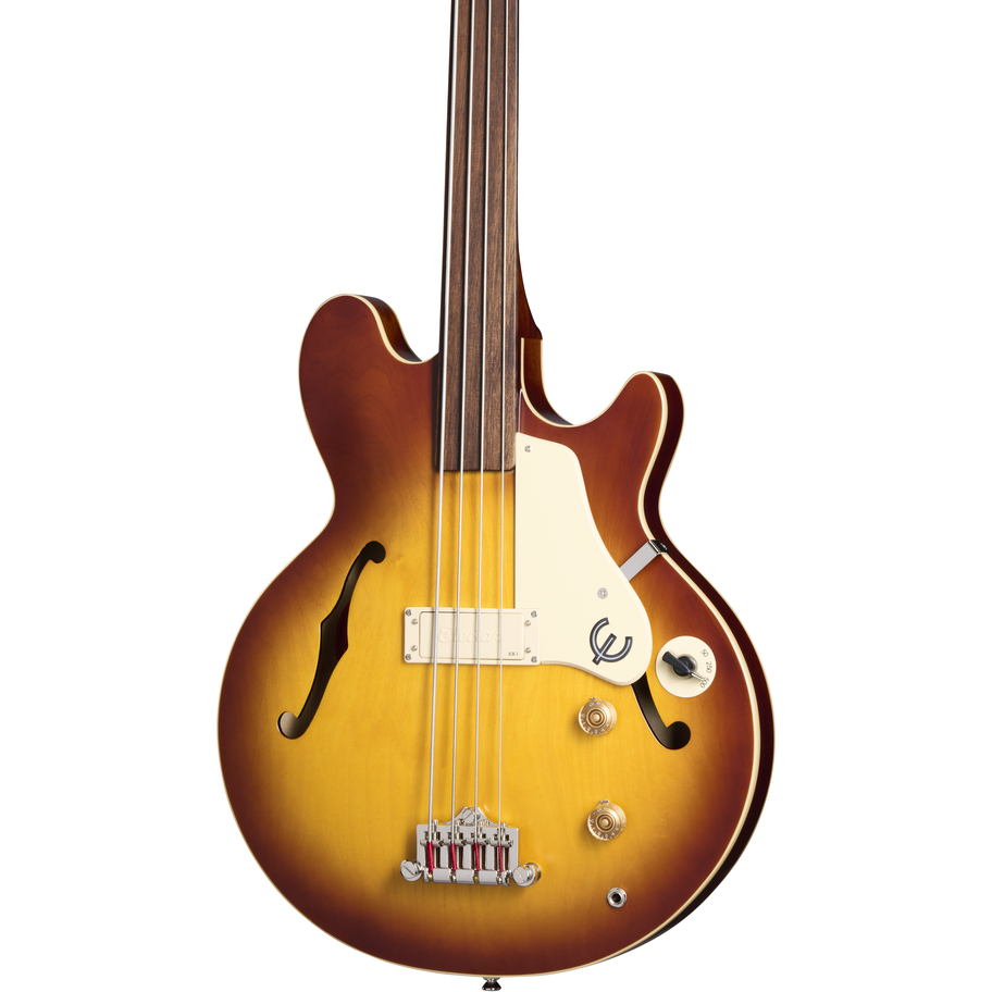 Epiphone Jack Casady Fretless Bass Aged Royal Tan