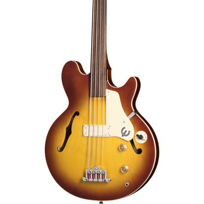 Epiphone Jack Casady Fretless Bass Aged Royal Tan