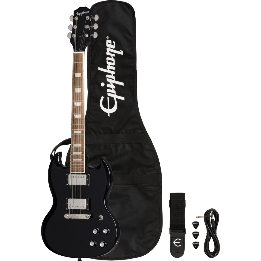 Epiphone Power Players Guitar Pack SG Dark Matter Ebony