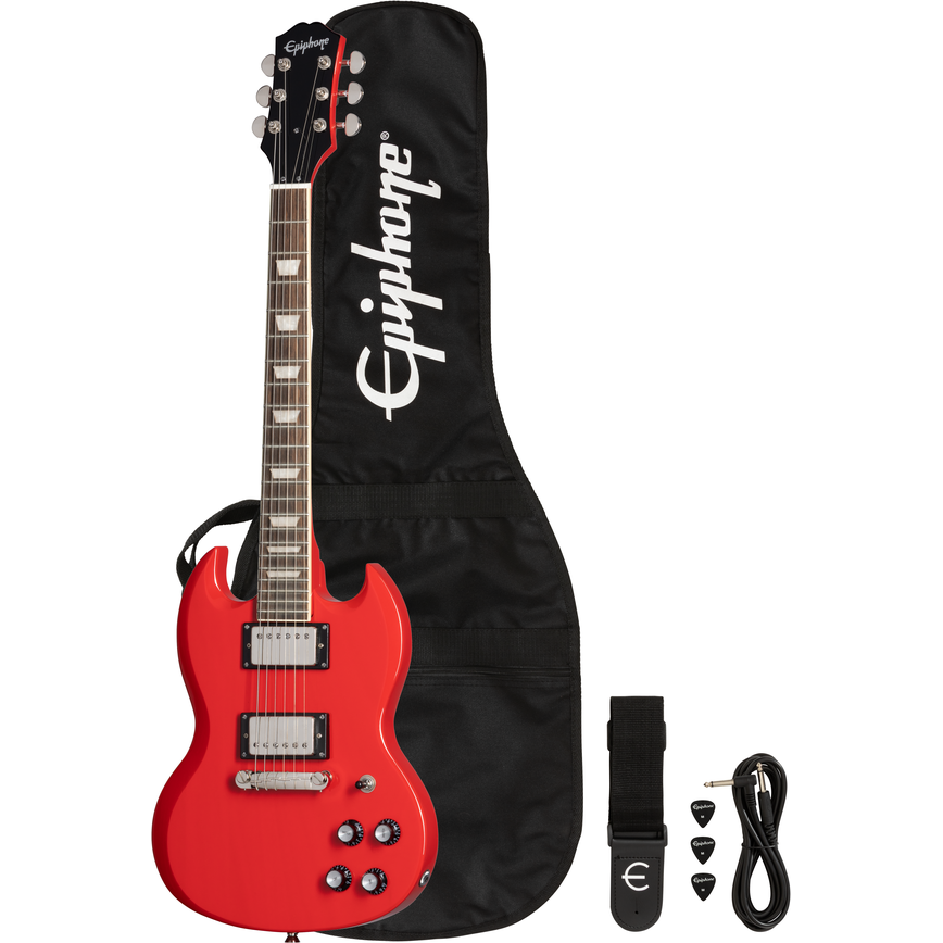 Epiphone Power Players Guitar Pack SG Lava Red