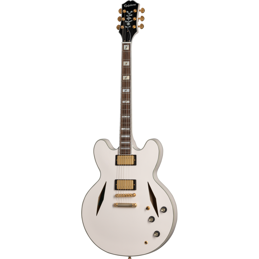 Epiphone Emily Wolfe "White Wolfe" Sheraton Aged Bone White (Including EpiLite Case)