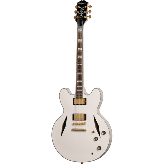 Epiphone Emily Wolfe "White Wolfe" Sheraton Aged Bone White (Including EpiLite Case)