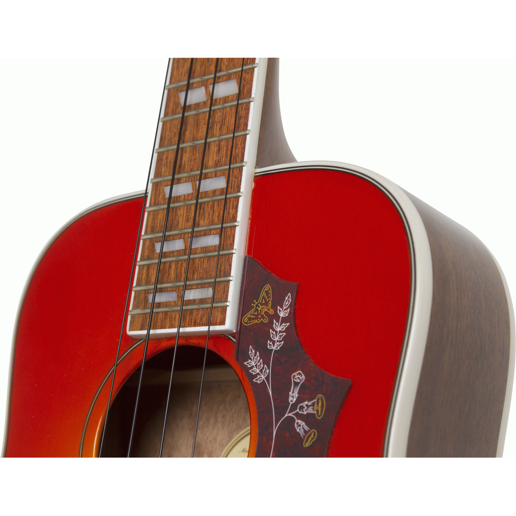 Epiphone Hummingbird Acoustic/Electric Tenor Ukulele Faded Cherry Sunburst (Including Gig Bag)